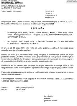 velika požarna ogroženost